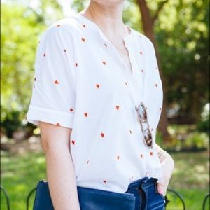 •Ann Taylor LOFT French Hen Shirt